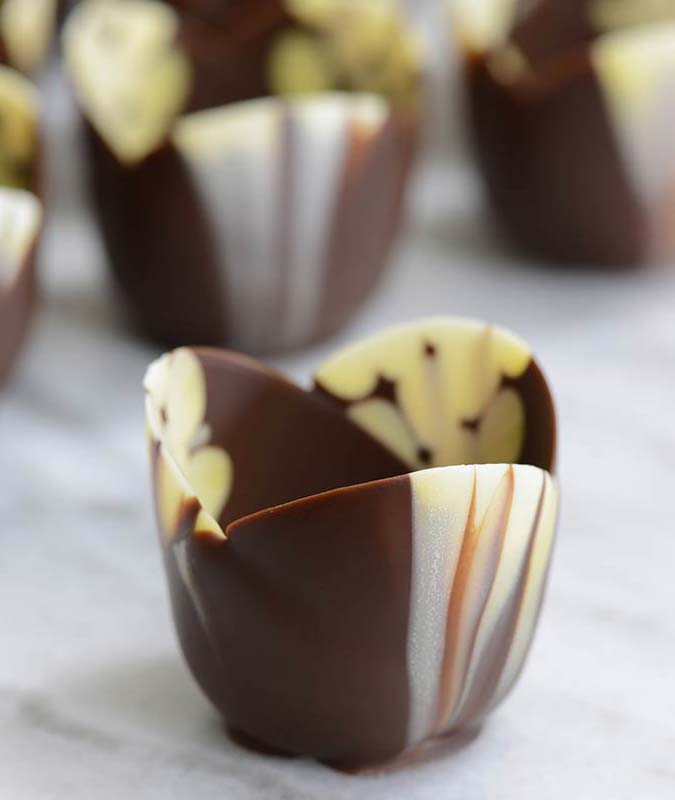 Chocolate Cups Chocolate Decor