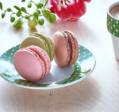 photo of macarons