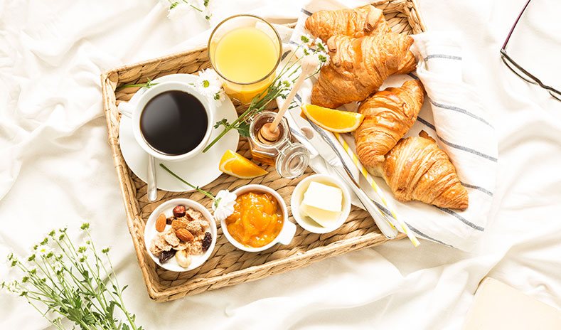 photo of delicious croissants