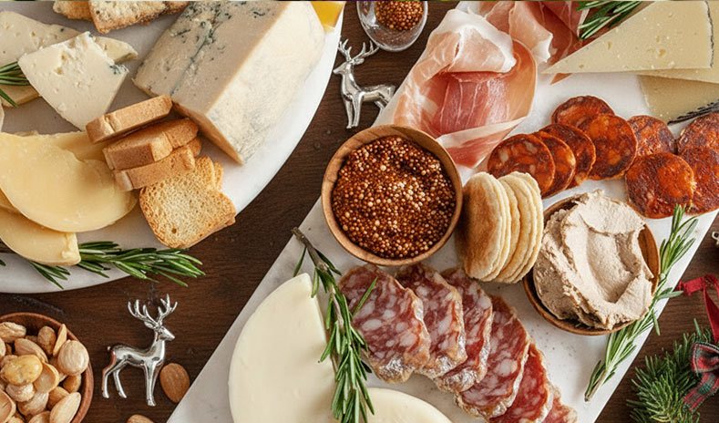  delicious cheeses on a board fall theme tablscape