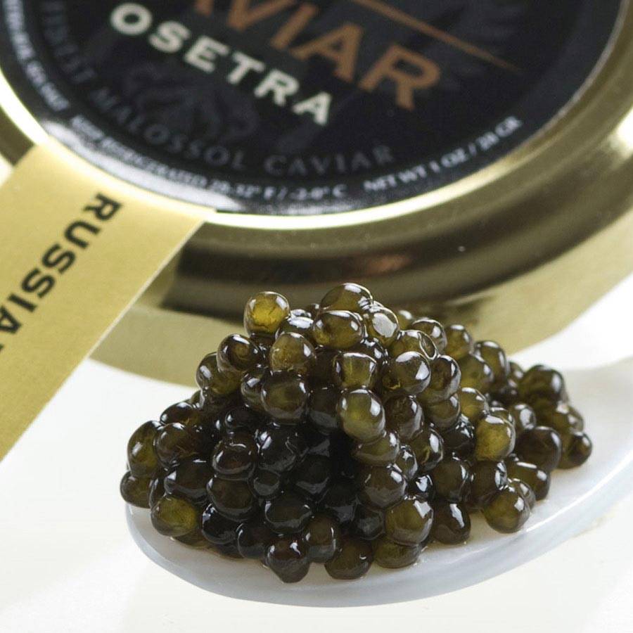 Osetra Caviar - Malossol, Farm Raised | Gourmet Food World