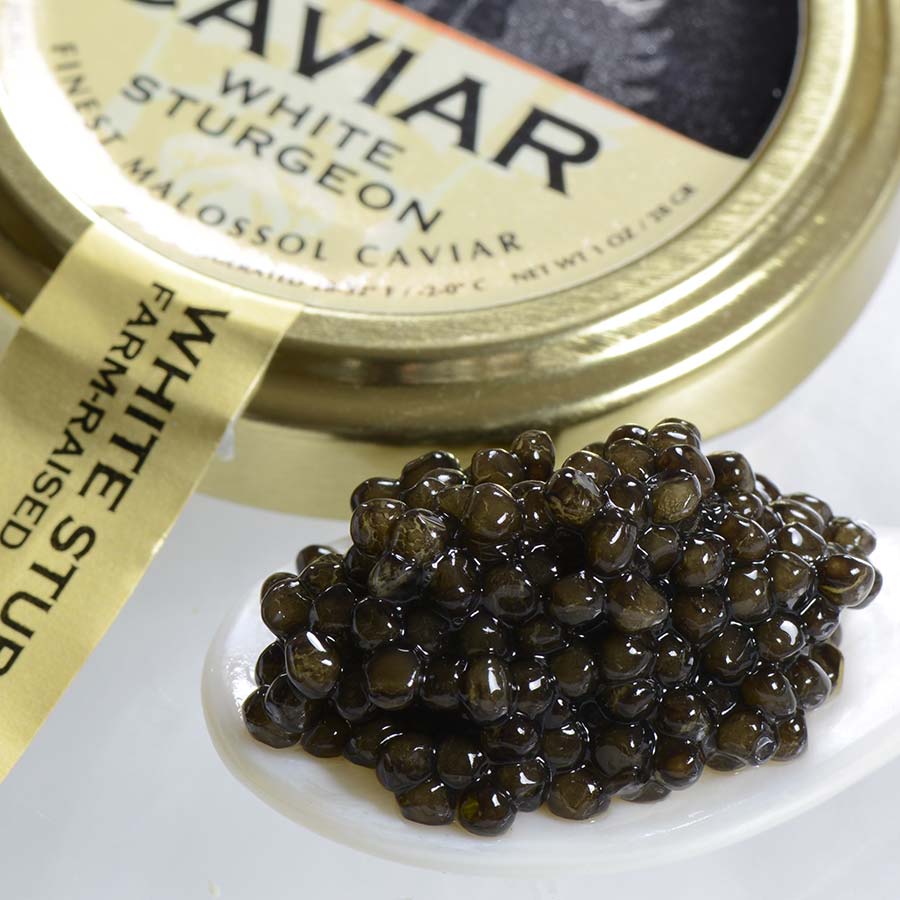 GourmetFoodWorld.com - Italian White Sturgeon Caviar - Malossol